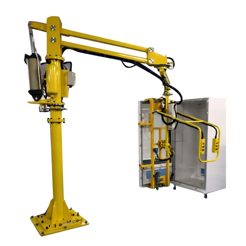 FOBHard Arm Pneumatic Balancing Manipulator With Customizable Gripper For Suspension Type Industrial Material Handling Equipment