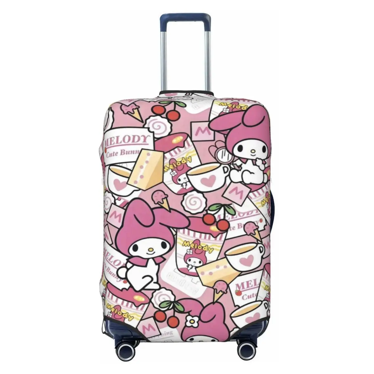 

Custom Funny Cartoons Melody Luggage Cover Protector Washable Travel Suitcase Covers
