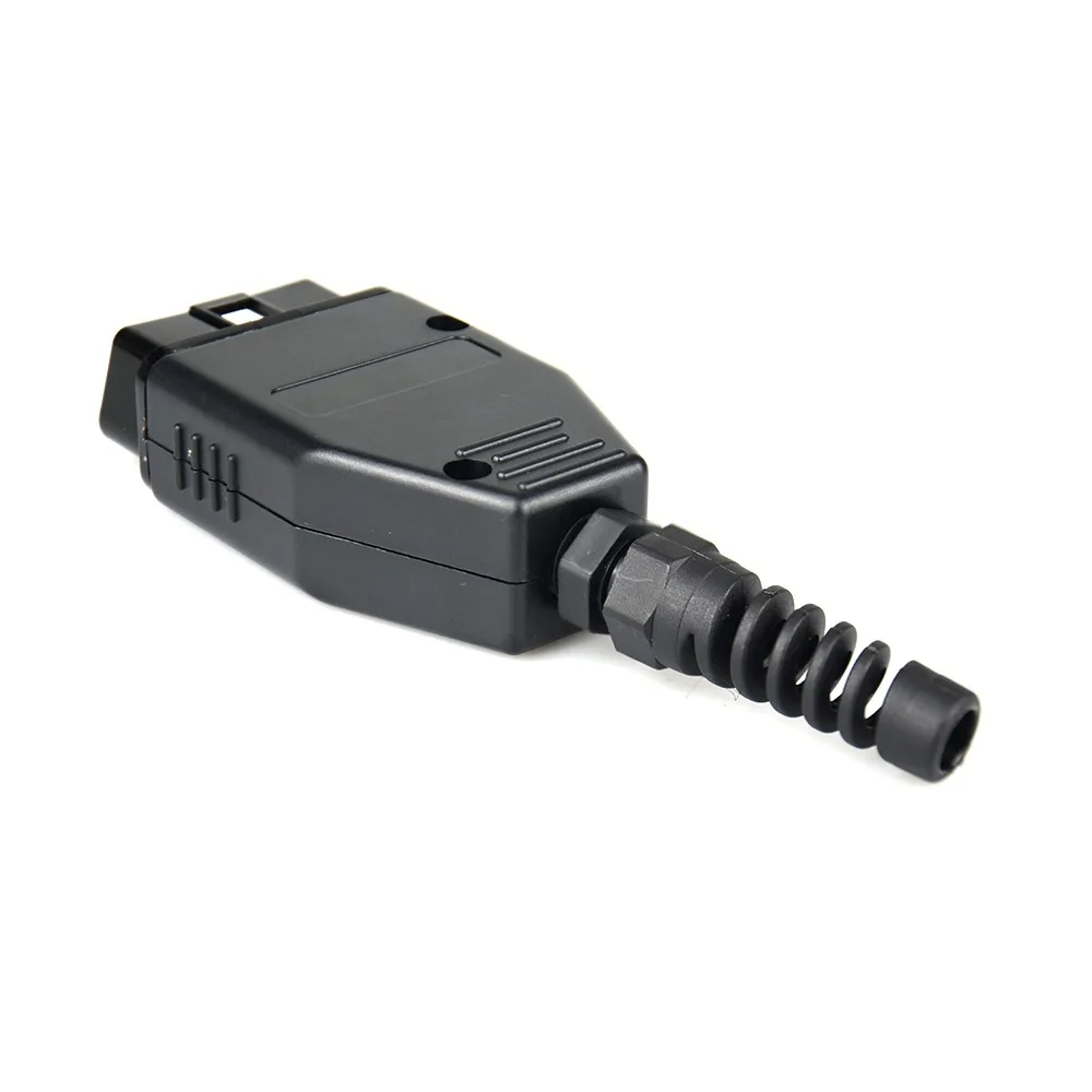 

16-контактный DIY аксессуары OBD2 адаптер OBD штекер OBD2 разъем автомобильный диагностический кабель