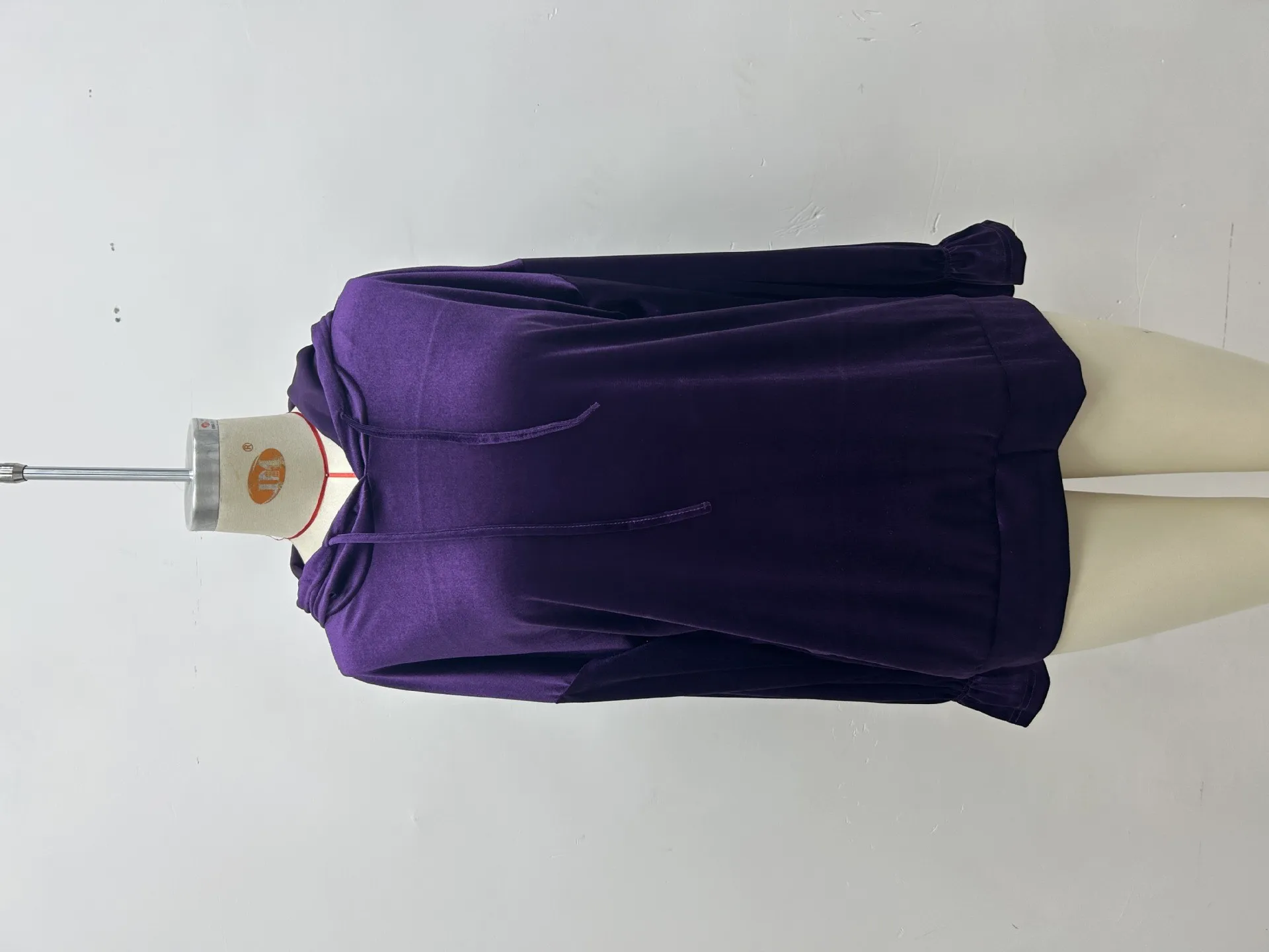 Hooded Hoodie No Pattern Irregular Fit Casual with Hooded Sweatshirt Japanese Korean Casual Regular Length Pullover Women Hoodie