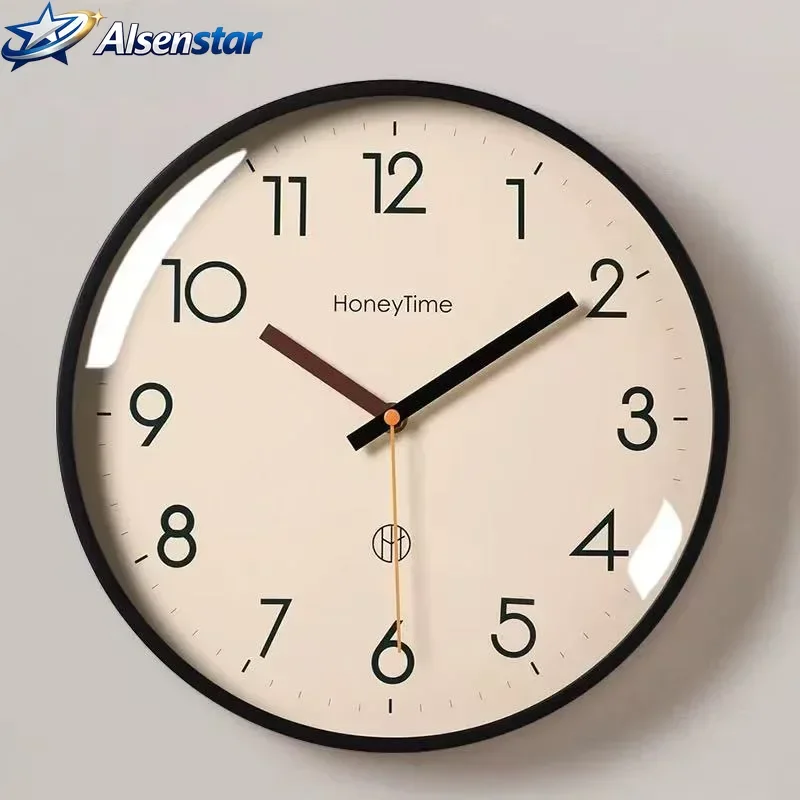 

Classic Living Room Portable Clock Hanging Clock Wall Mounted Ultra Quiet Quartz Clock Practical Home Decoration Bedroom