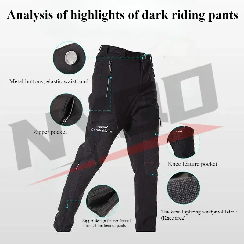 Cycling Clothes Winter Velvet Warm and Cold Proof Set for Men and Women Outdoor CyclingClothesCyclingEquipment Motorcycle Jacket