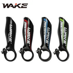 Wake Bike Bicycle Accessories Mountain Road Small Auxiliary Handlebar Vice Bar Ends Horn Aluminum Alloy for MTB BMX Cycling