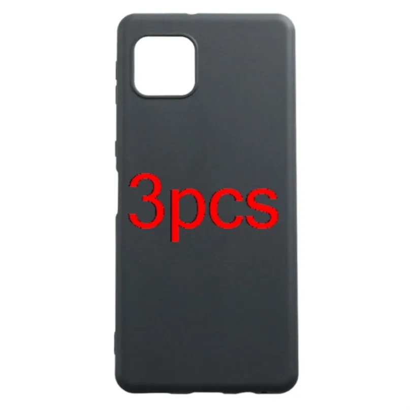 3pcs black soft matte phone cases on for sharp aquos sense 6 6s sense6 sense6s tpu silicone case shell cover lightweight coque