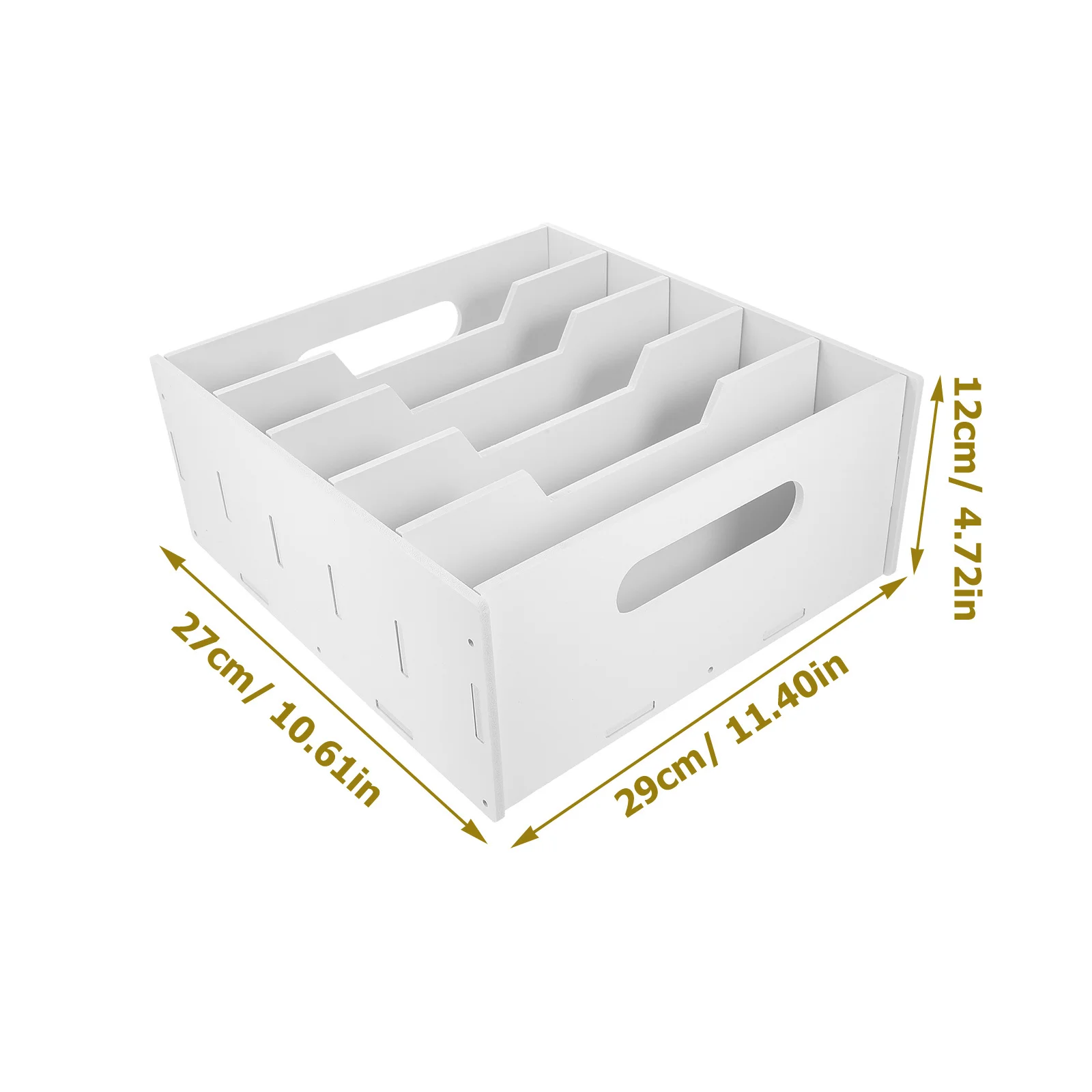 Multi-Grids Coin Box Cash Drawer Tray Cash Register Insert Tray Multiple Compartment Storage Box for Office Classroom Shop
