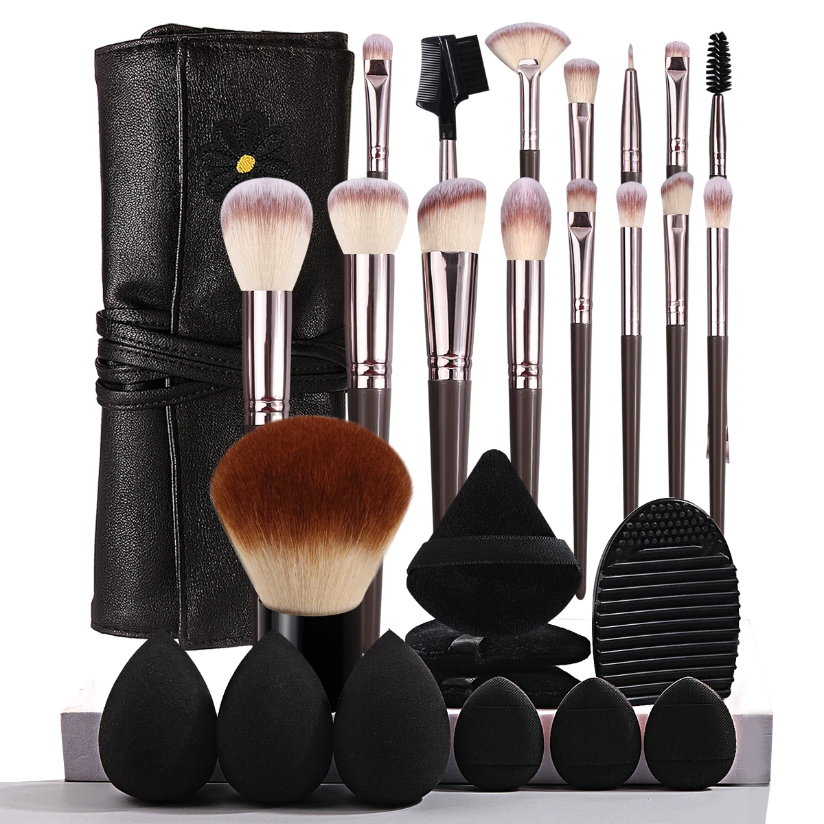 1/27Pcs Makeup Brushes Set Concealer Brush Blush Loose Powder Highlighter Foundation Brush Women Cosmetic Beauty Make Up Tools