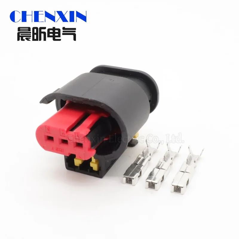 car accessory3 Pin Auto waterproof Connector Sensor VVT plug Fuel/Diesel Injector Ignition coil Connector 284426-1 284425-1