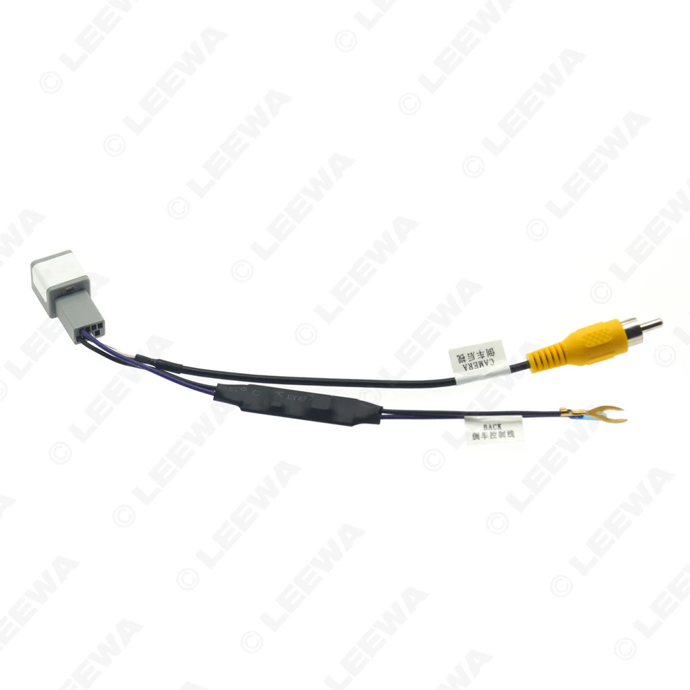 LEEWA Auto 8-pin Reverse Camera Output Video Adapter Wiring Cable For Honda BRV (14-18) Car Camera Video Output #CA5412