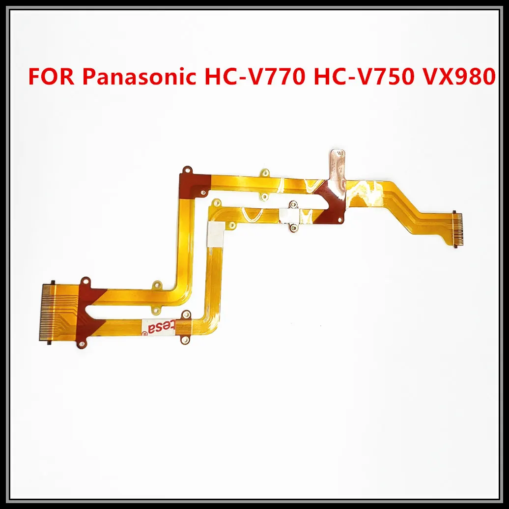 LCD 힌지 플렉스 스크린 케이블 디스플레이 FPC, 파나소닉 HC-V770 HC-V750 VX980 카메라 예비 부품, V750 V770 VX980, 신제품