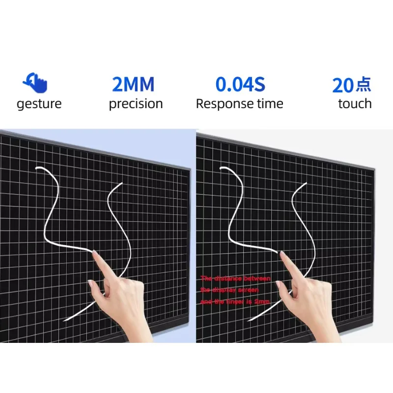 Interactive Whiteboard 4K Touch Display Interactive Smart Whiteboard For Multimedia Teaching And Video Conference