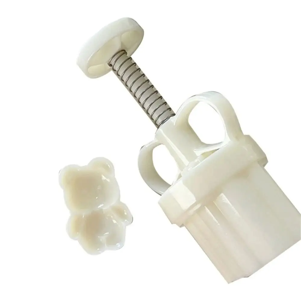 

DIY Baking 30g Mooncake Mold Plastic Cartoon Muppet Bear Mould 3D Pattern Creative Hand Press Mold Mung Bean Moon Cake