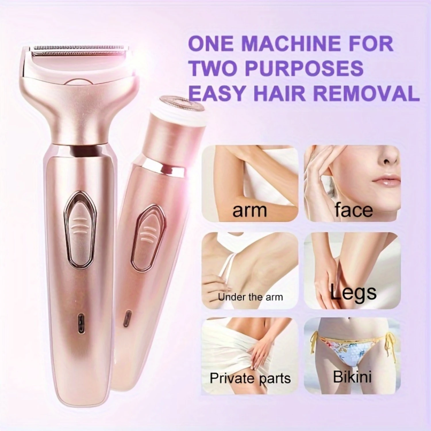 

Multifunctional Women's Shaver Set - Smooth, Hair-Free Results with Ease!