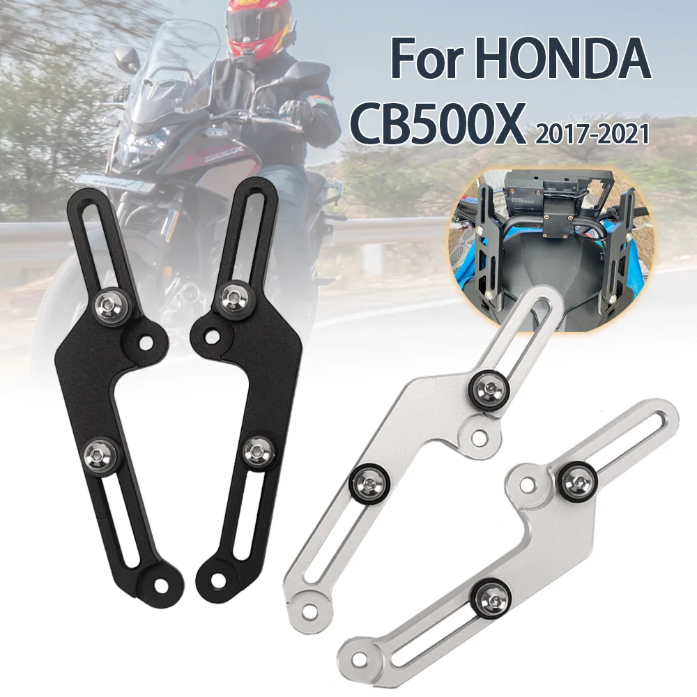 Motorcycle Windscreen Adjusters For HONDA CB500X CB 500X CB500 X 500X 2017 2018 2019 2020 2021 CNC Aluminum Windshield Bracket