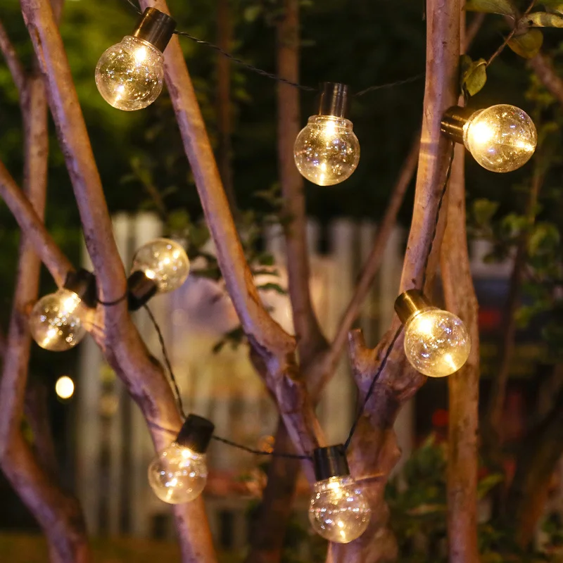 Fairy Lights Solar Bulb Solar Led Light Outdoor Street Garland Garden Decor Led Lights Pop Year Christmas Decoration Solar Lamp