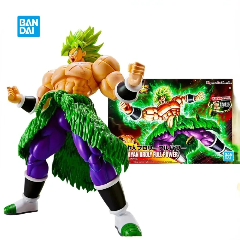 In Stock BANDAI Original Figure-rise Standard Dragon Ball Super Saiyan Broly (Full Power) Anime Action Figure Model Assembly Toy