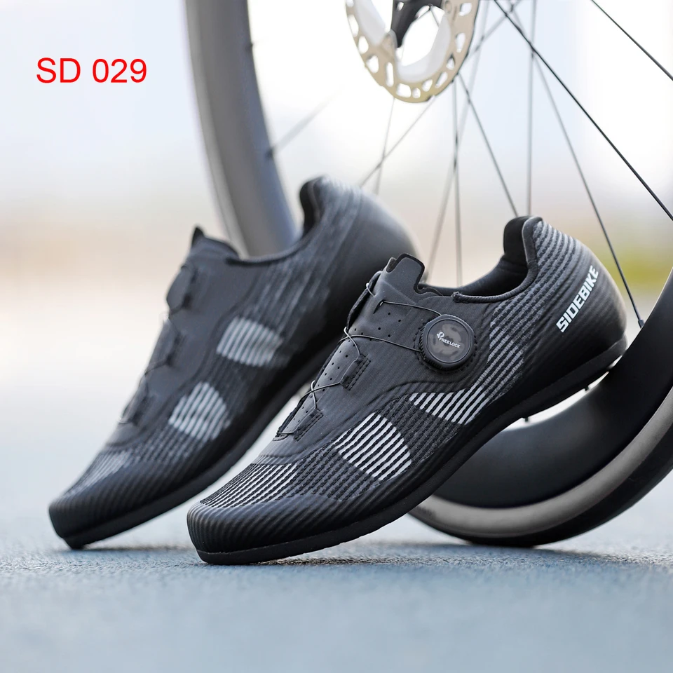 Sidebike Blue Black Cycling Clip in Shoes Men\'s Size 8 Women’s Size 9 SD-003 Sidebike mtb shoes mountain bike non-lock leisure road bike  main image 2