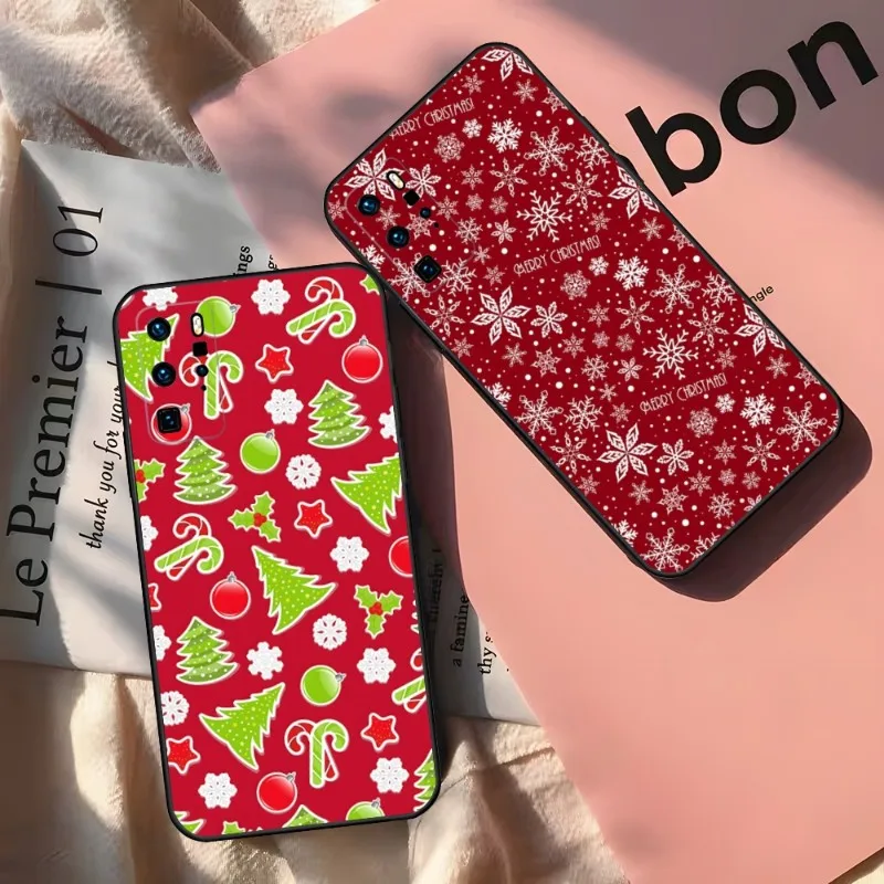 Christmas New Year Phone Case For Huawei Y 3 2020 2017 II 5 2018 2019 5 P 6 Prime Pro 2019 7 A 9 S Nova 9SE Nova 6-4g Soft TPU