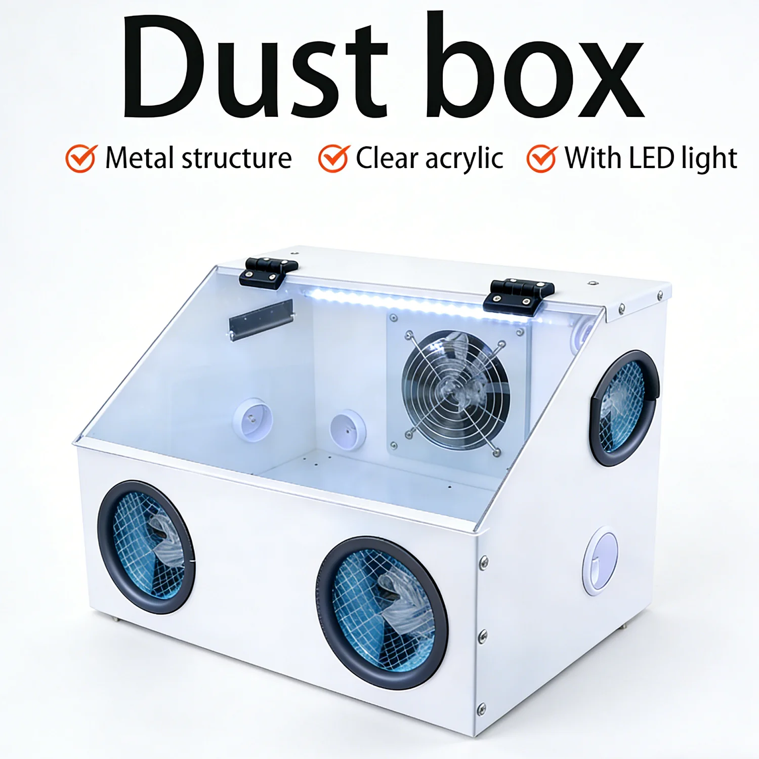 

Портативная вытяжная камера-пылесборник для шлифовальных станков, резки, гравировки и полировки