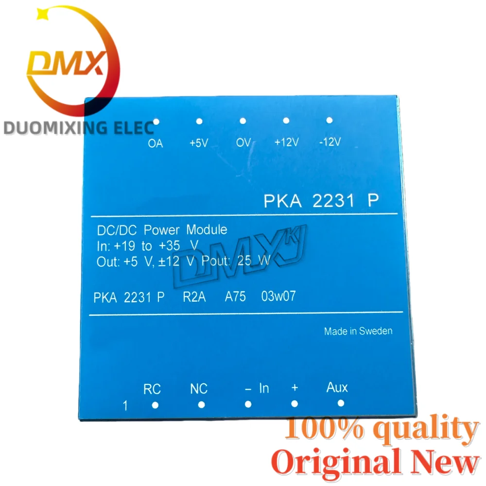 100%Original PKA2231P DC-DC In：+19 to +35V Out：+5V,±12V Pout：25W Power module