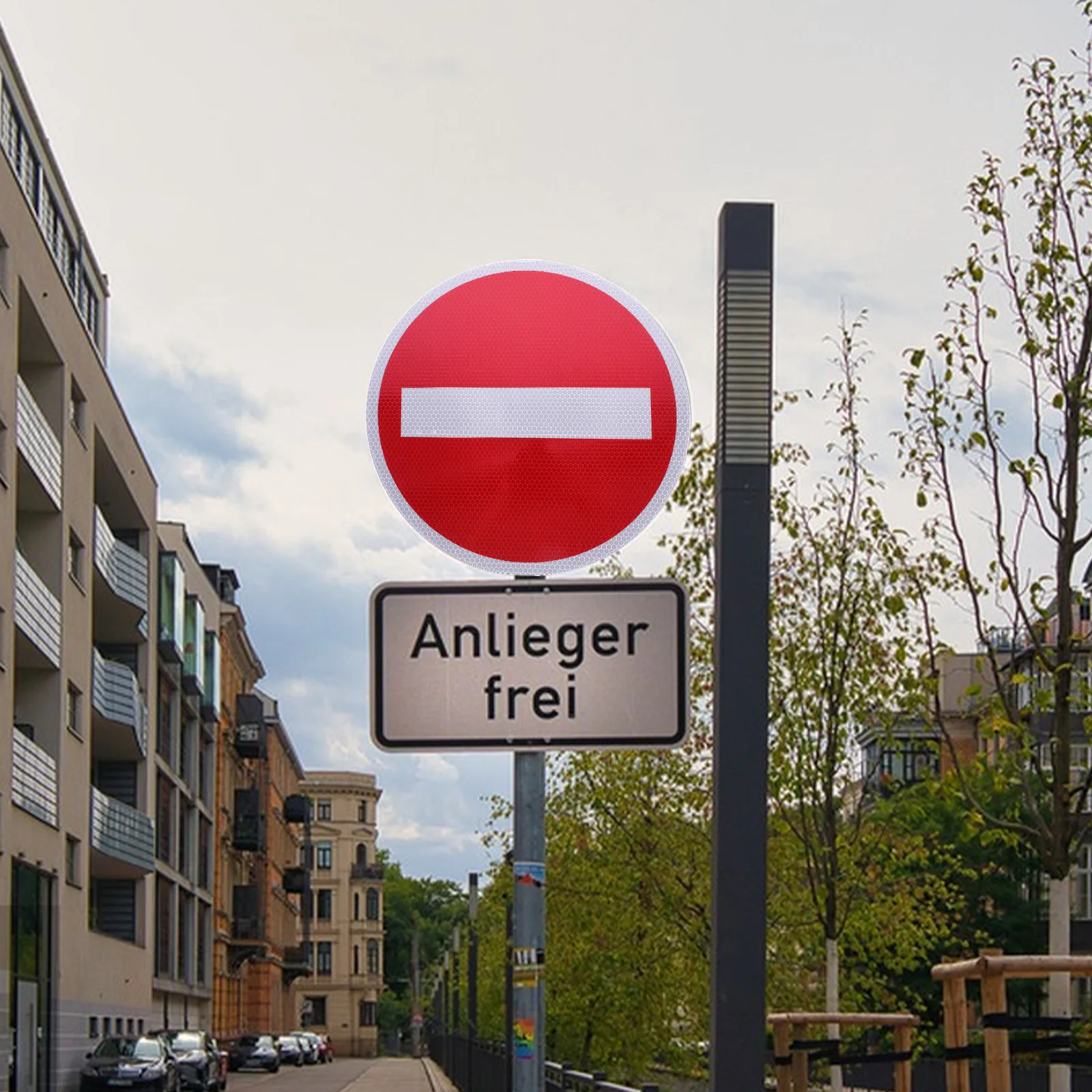 

No Entrance 30x30cm Traffic Warning Sign Board Stop Sign Safety Signage Road Markers prohibition passage sign traffic safety