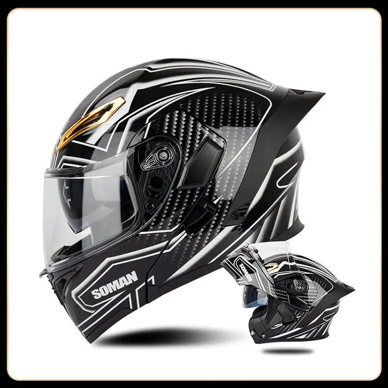 

Motorcycle Helmet For Men And Women In Four Seasons Universal Personality Scooter Motorcycle Cruise Helmet DOT Approved Crash