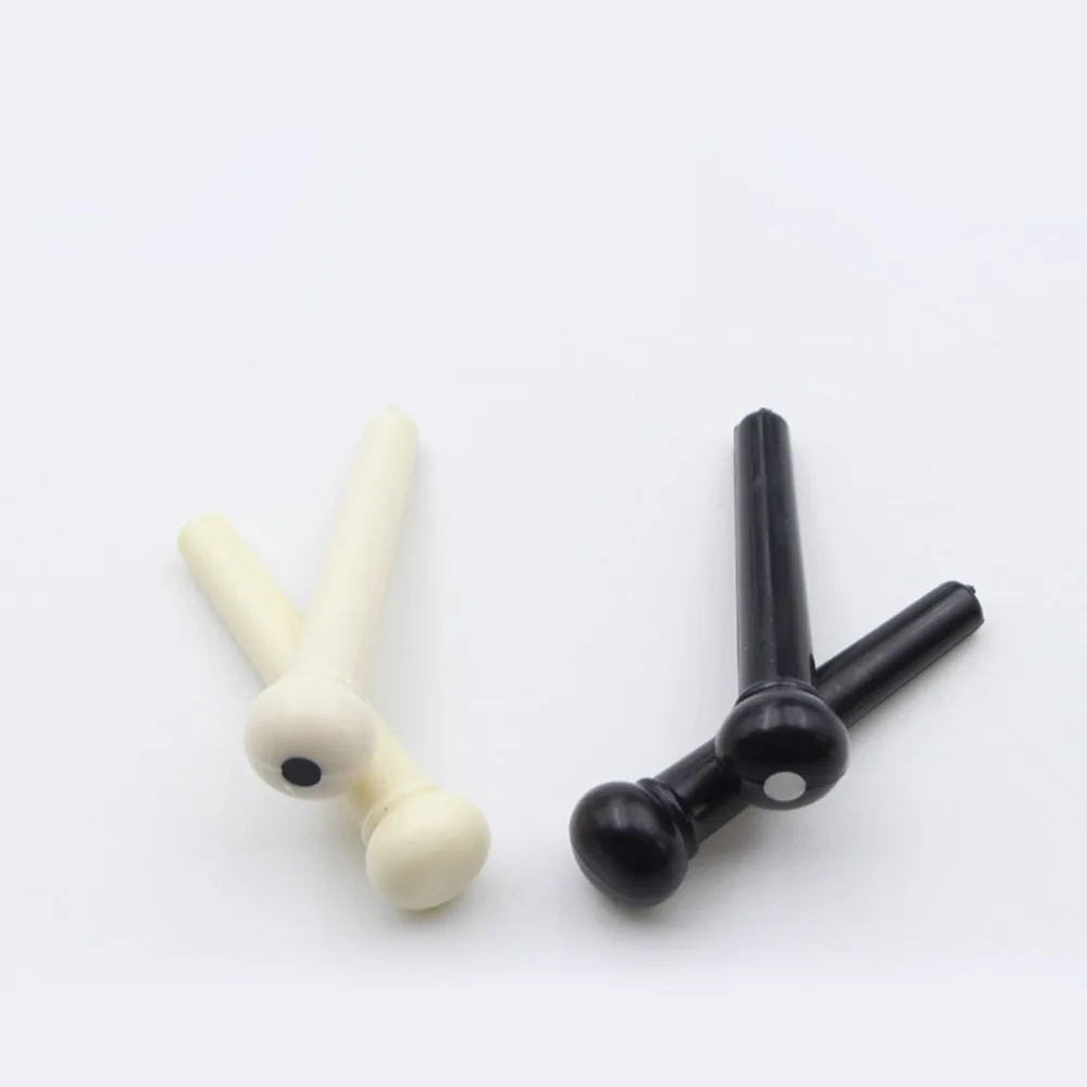 New 12pcs Acoustic Guitar Bridge Pin Acoustic Guitar Fixed Tuning Tone Guitar Parts Accessory Durable String Nail Pegs