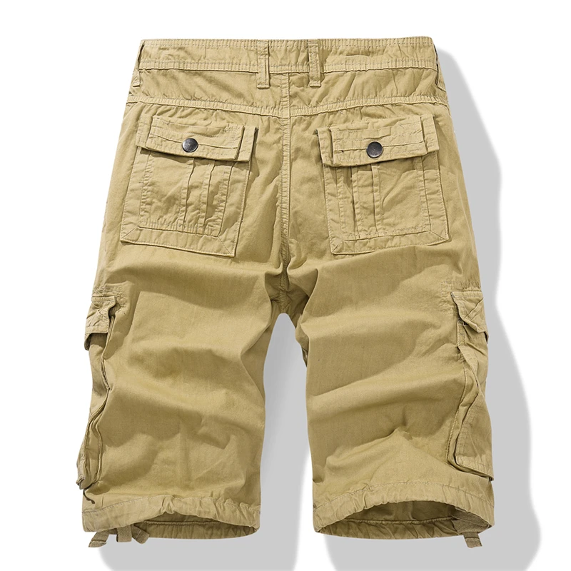 Short cargo militaire surdimensionné pour homme, pantalon court de travail, surintendant décontracté, vert, noir, nouveau, été, 2024, 30, 38