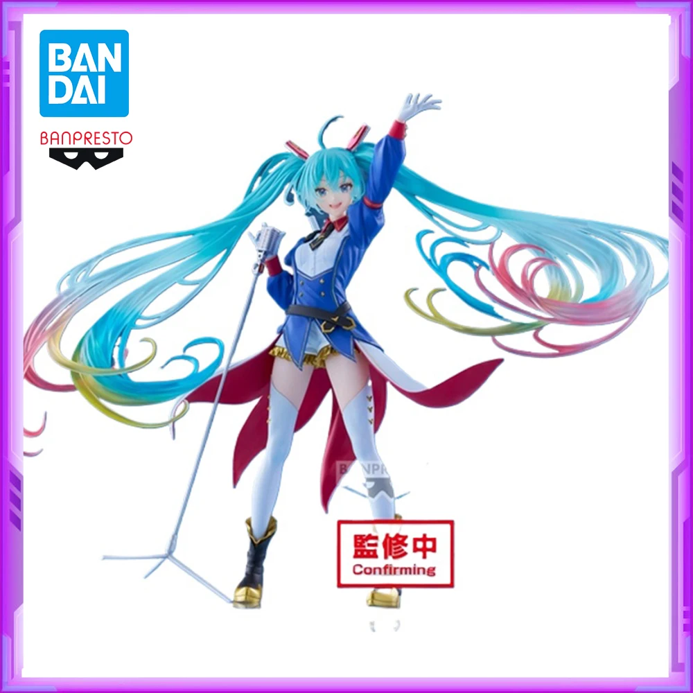 オリジナルバンダイバンプレスト-vocaloid-初音ミク-pvc-アニメフィギュアアクションフィギュア模型玩具