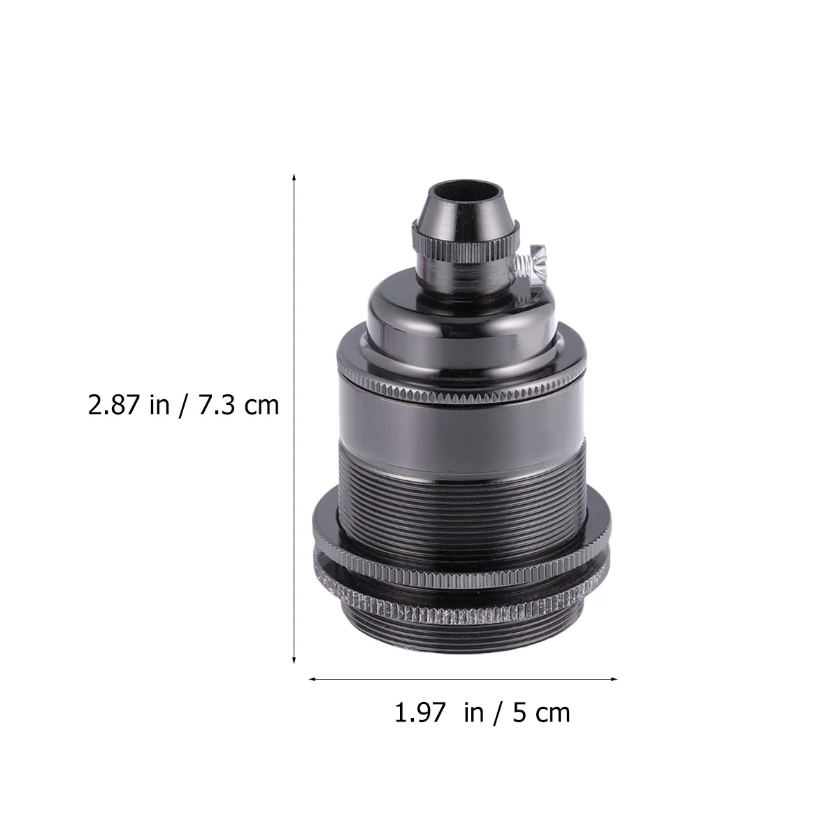 

Black Copper E27 Lamp Socket Holder Retro Metal Base 250W Load 110-240V for DIY Lighting Decoration E27 Bulb Socket