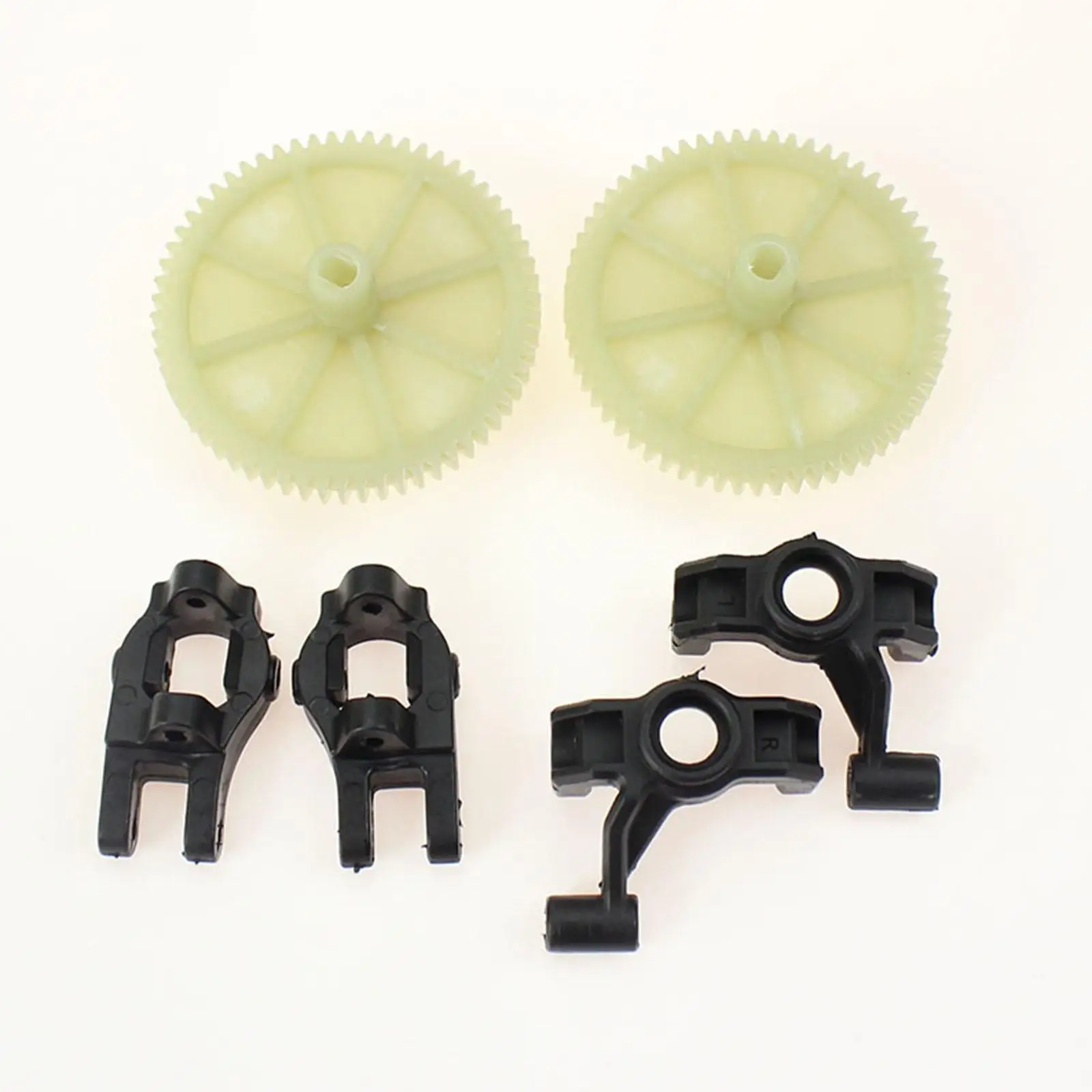 1 12 RC قطع غيار السيارات ترقية كوب التوجيه البلاستيكي C مقعد الجمعية ل Wltoys 12427 12428 سيارة كهربائية #6