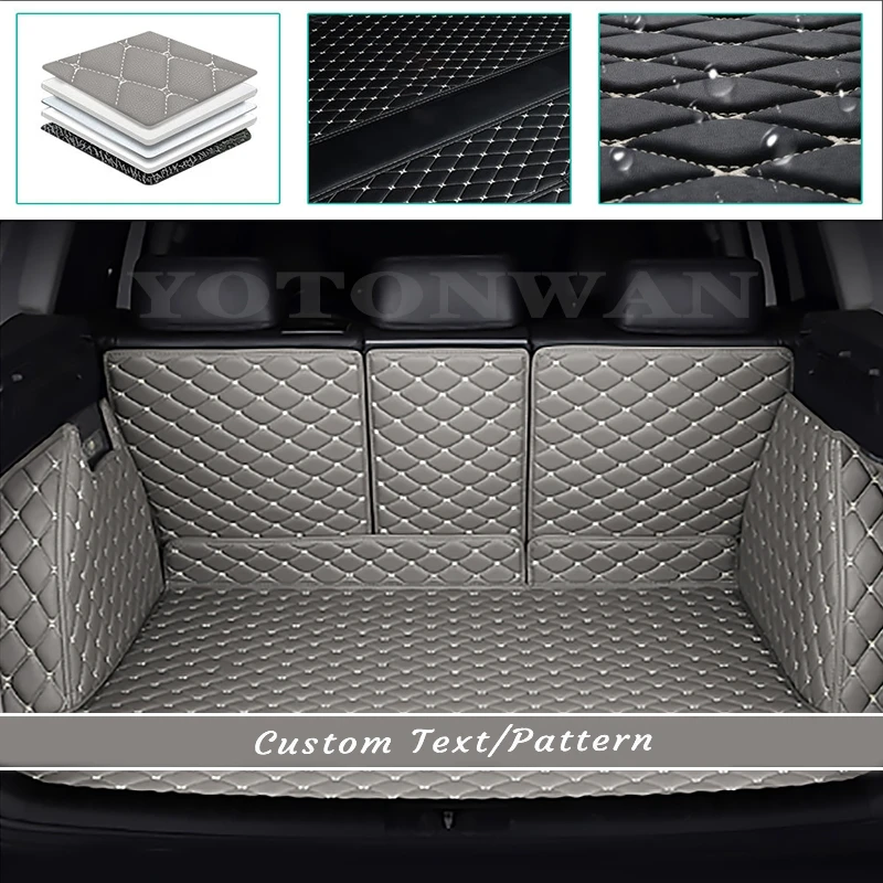 

YOTONWAN High-Quality Full Coverage Custom Style Leather Car Trunk Mat For Borgward All Model BX7 BX5 Car Accessories Waterproof