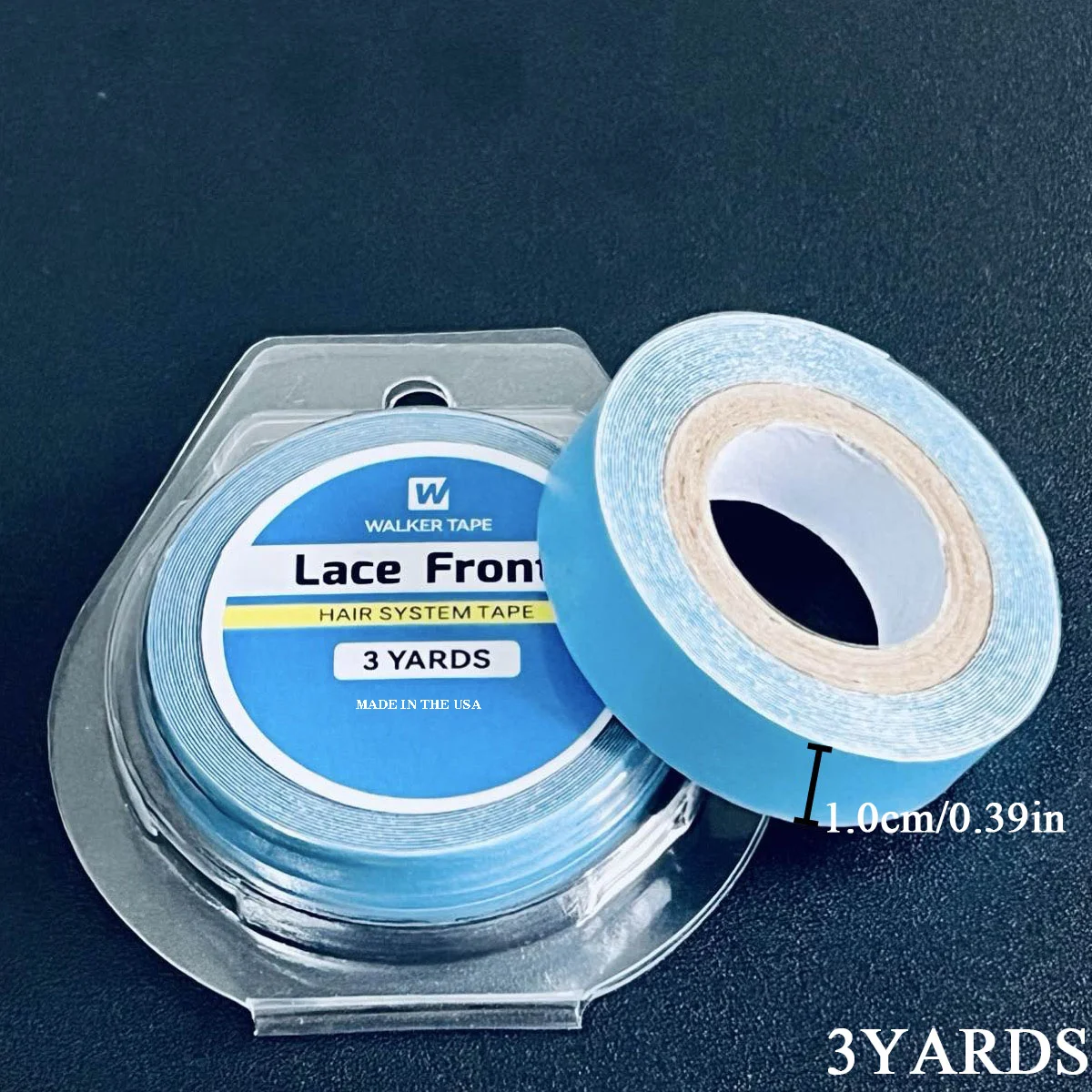 

with box 1cm*3Yards Hair Extensions Double-Sided Adhesives Tape Waterproof Wig Glue for Tape Strong Hold Hair Extension Tape