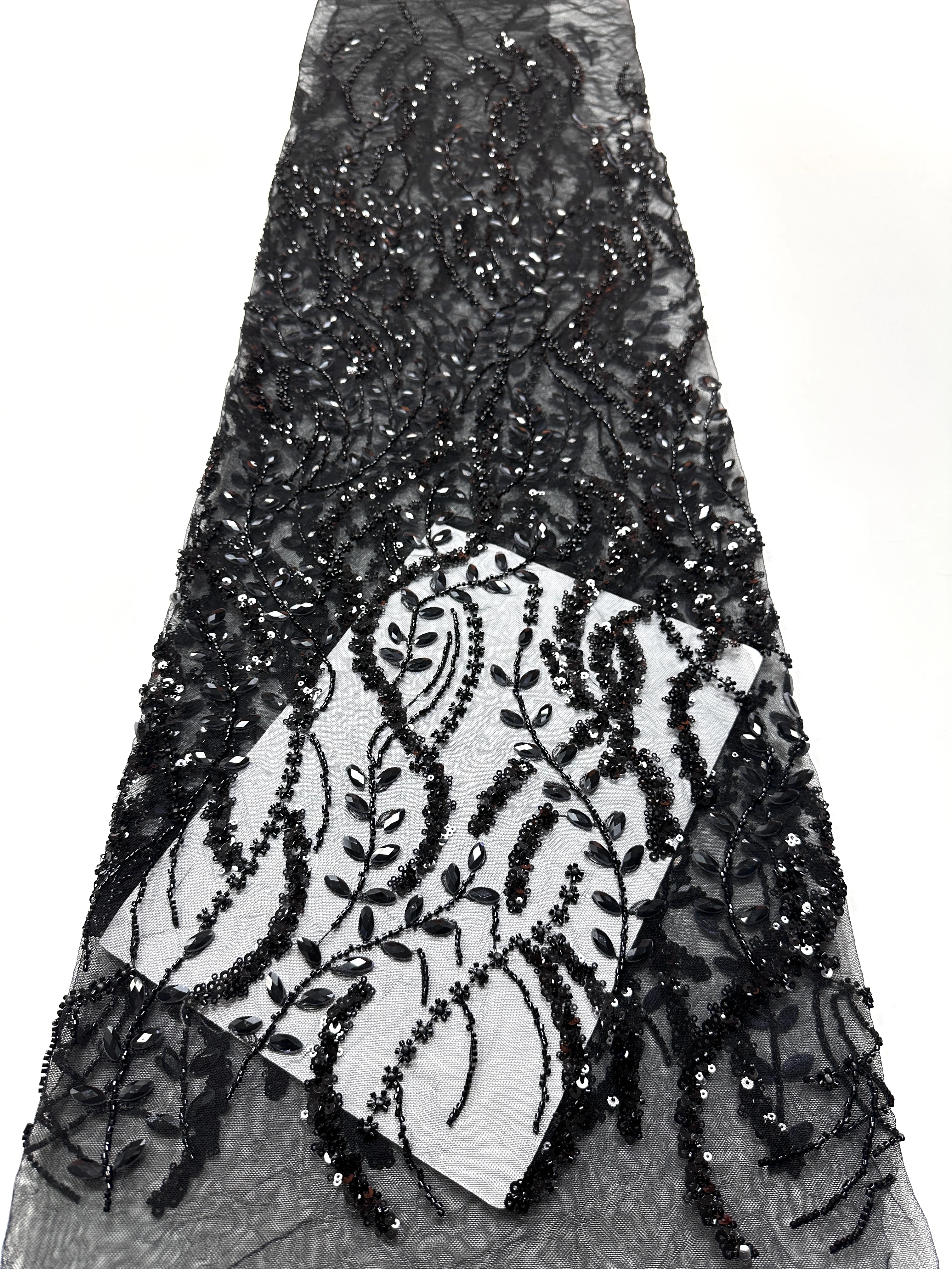 African Groom Lace Fabric 2026 High Quality Lace French Tulle Sequins Embroidery Beads Tulle Lace Fabric For Party Dress Women