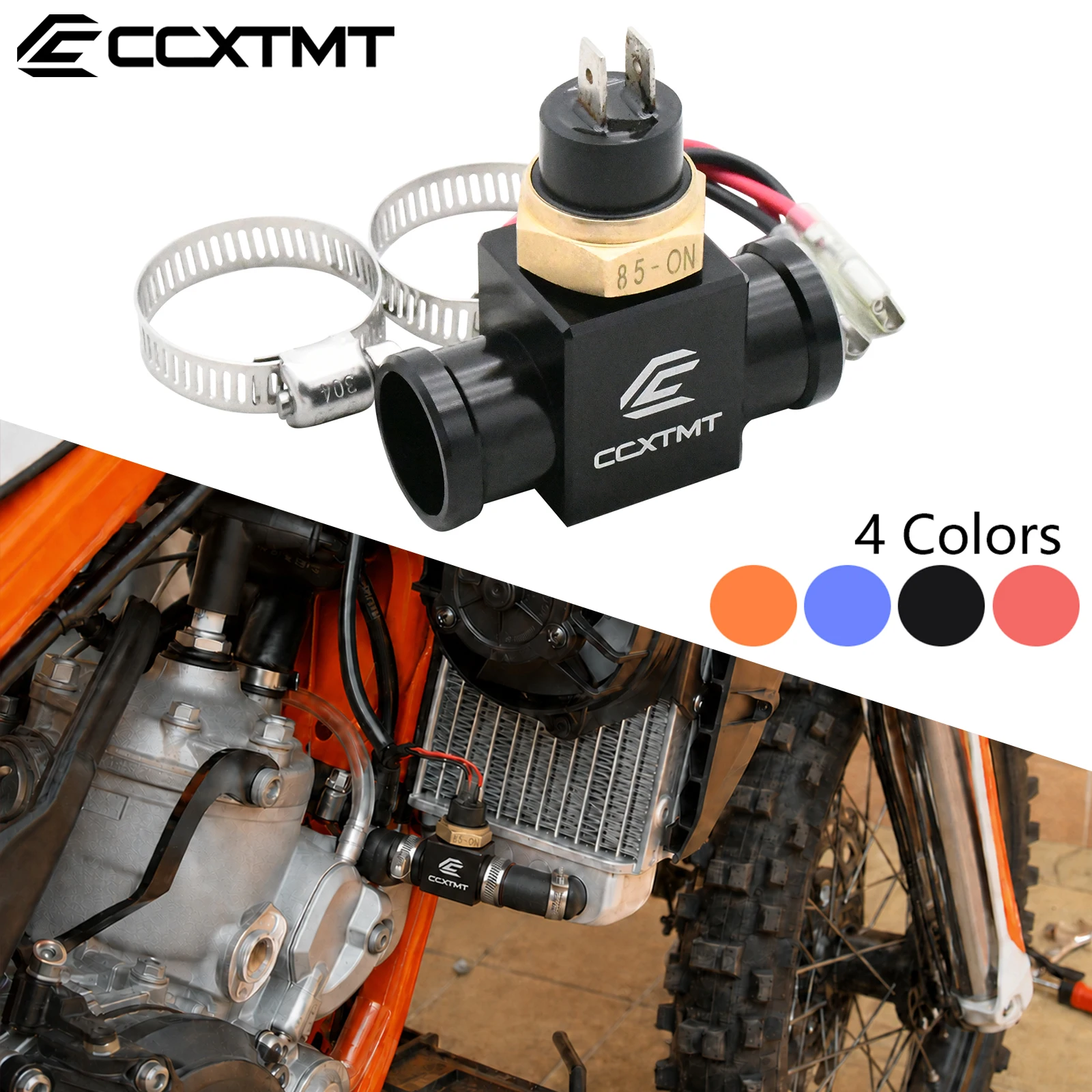 Motorcycle M14x1.5mm Radiator Fan Temperature Switch For Suzuki 125-450CC Kawasaki 125-450CC KTM125-530 Beta 125-498CC universal