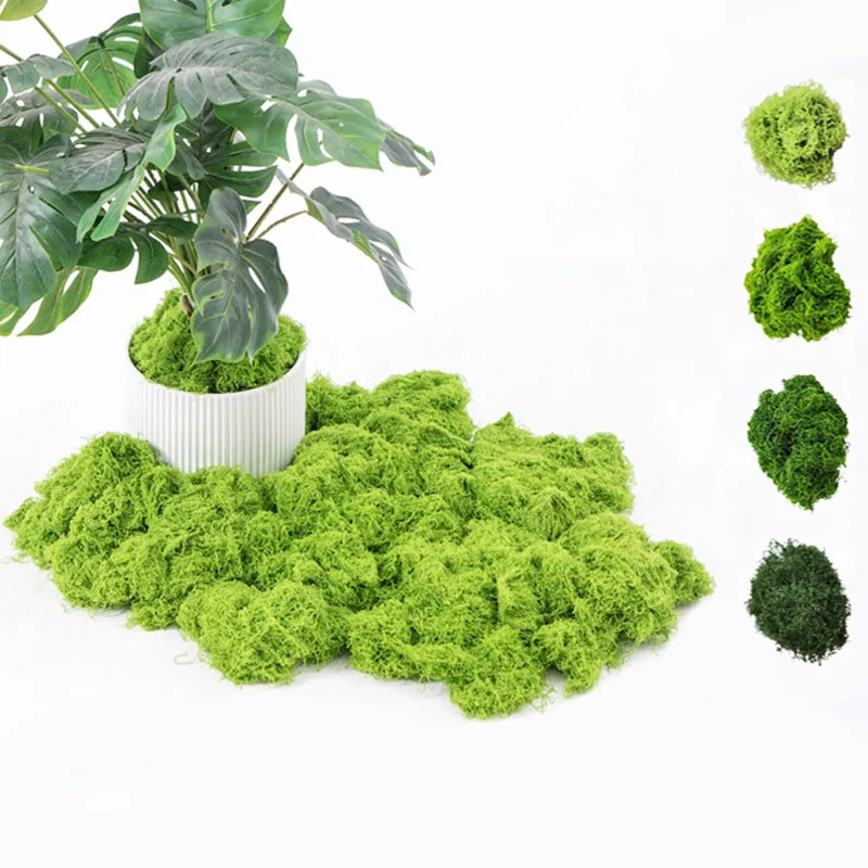 100 gram Artificial Moss Landscaping Fake Lawn Potted Plants Garden Ornament Bonsai Decoration DIY Accessories