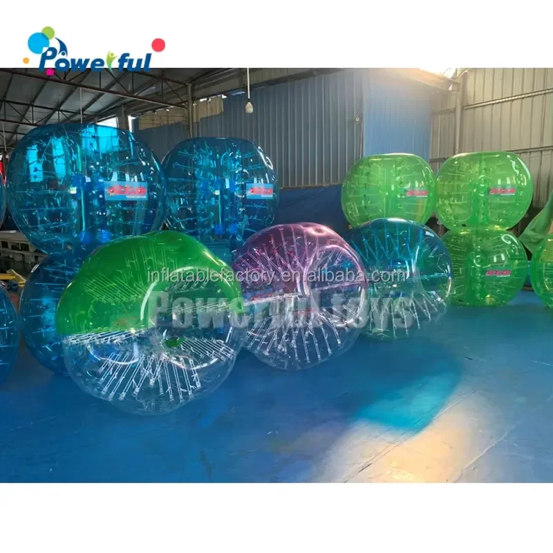 Commercial Inflatable Bumper Bubble Soccer Ball, Transparent PVC Zorb Ball for Outdoor Team Building Event Rental