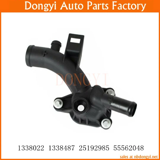 Carcasa del termostato del brida del refrigerante 1338022 1338487 25192985 55562048