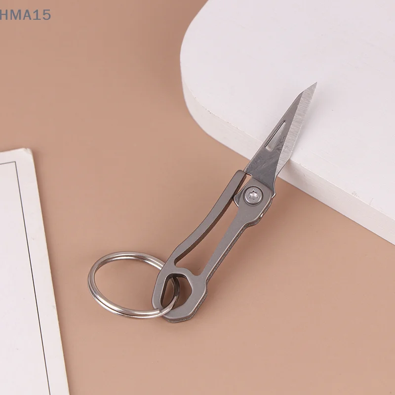 Mini Folding Knife Sharp Outdoor Carry-on Keychain Pendant Gift Unpacking Express Tool image 2