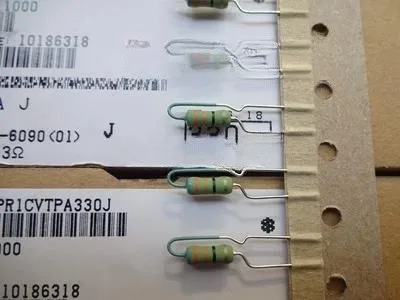 Green leather vertical high quality resistor 1W 33Ω 33R 33ohm 5%