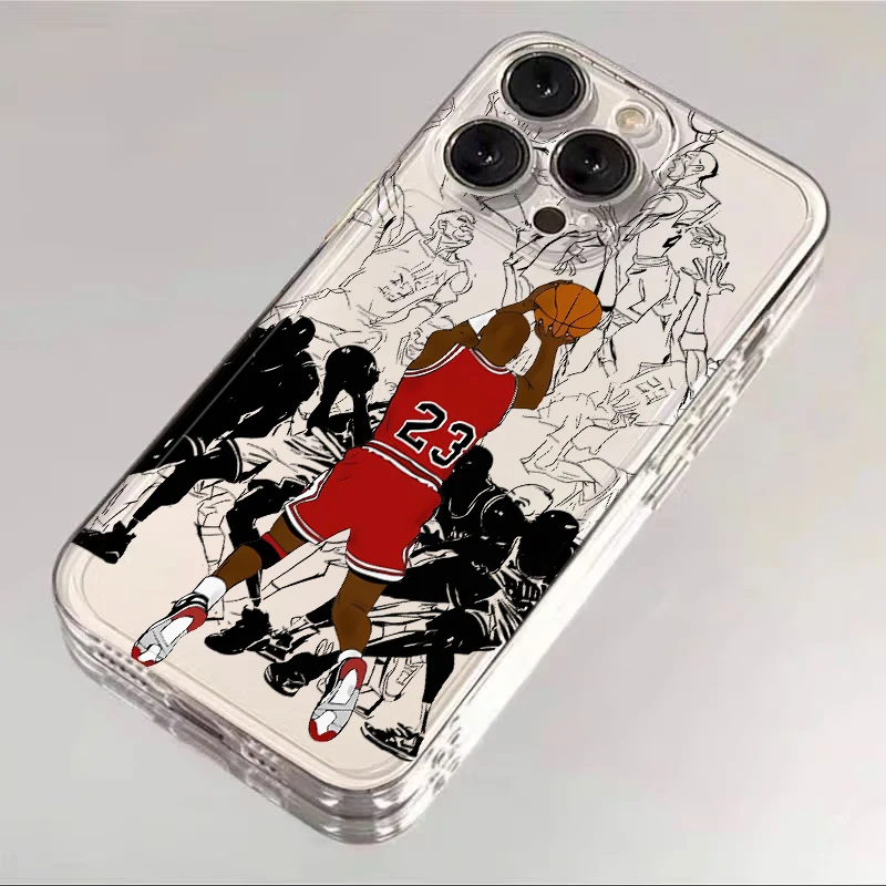 バスケットボールスター クールなスマホケース Honor X7b X8b X9a Y9 Prime 2019 90 Lite X9b クリアカバー