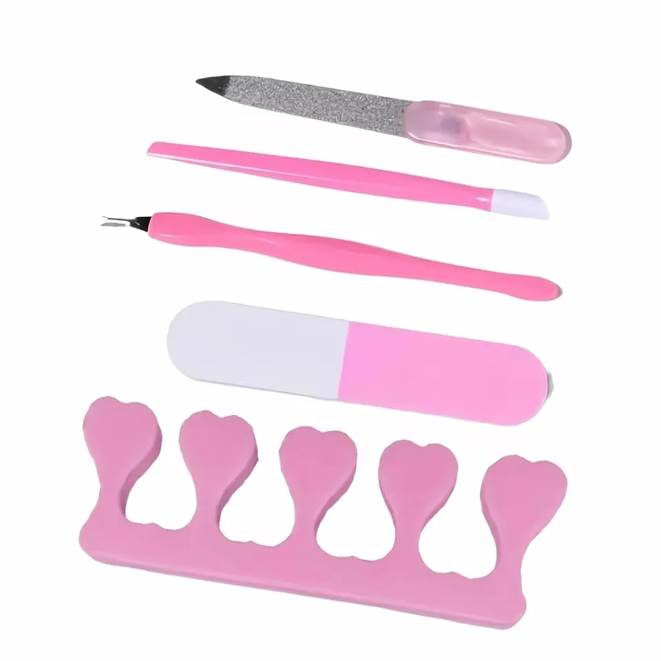 LINMANDA Set de Manicura USB Taladro Eléctrico para Uñas Kit de Lima y Pulido con Lámpara LED Lápiz de Mano Lijadora Bloque de Pulido Herramientas de Manicura 6