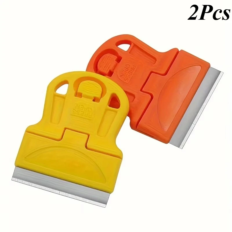 Mini Razor Scraper Non Scratch Replaceable Blade Car Glass Window Tint Sticker Paint Old Adhesive Glue Remover Cleaning Tool