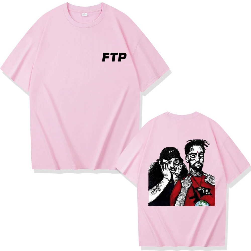 Hot Suicideboys Ftp T-Shirt Uomo Donna Harajuku Rap Harajuku Music Shirt Merch Hip Hop T Shirt Gift