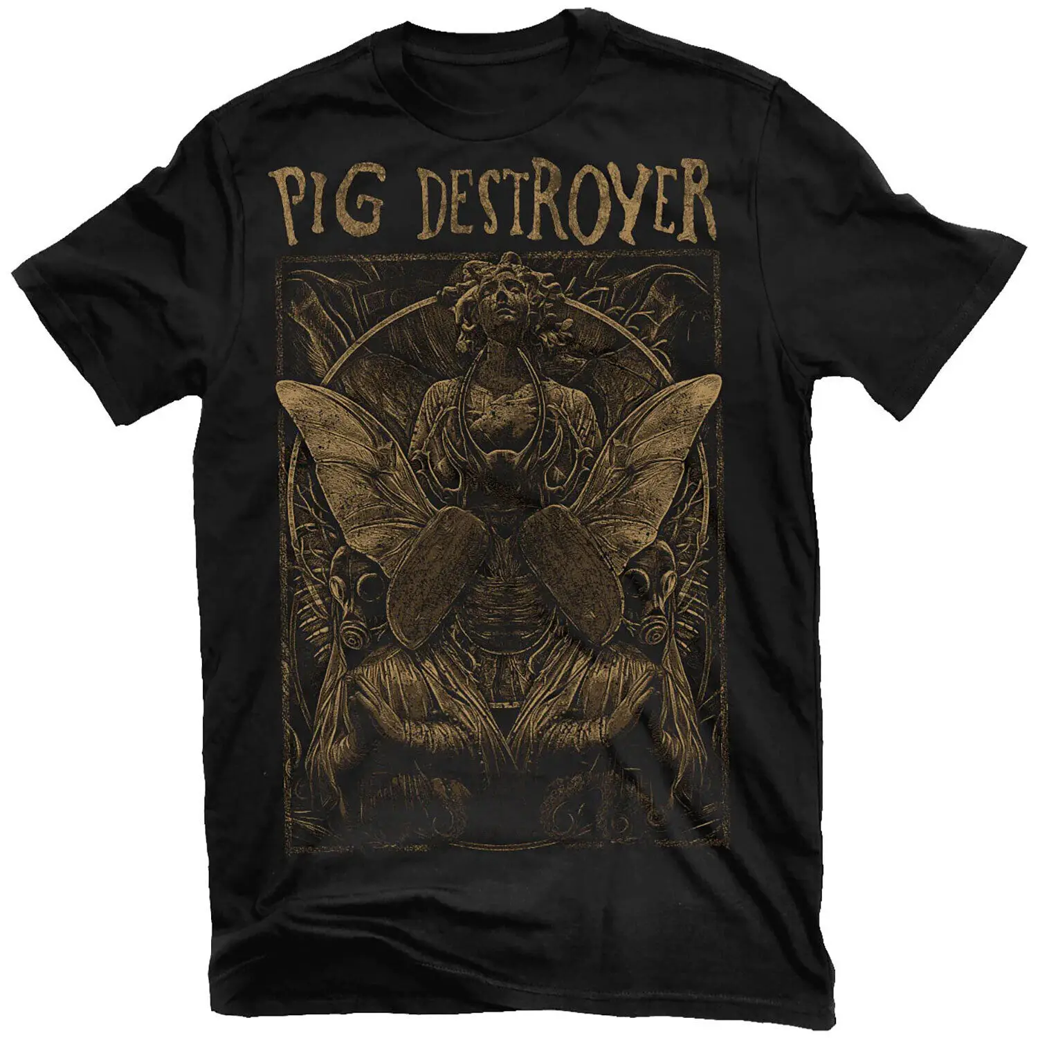 Men'S Pig Destroyer Amulet T Shirt Medium Black