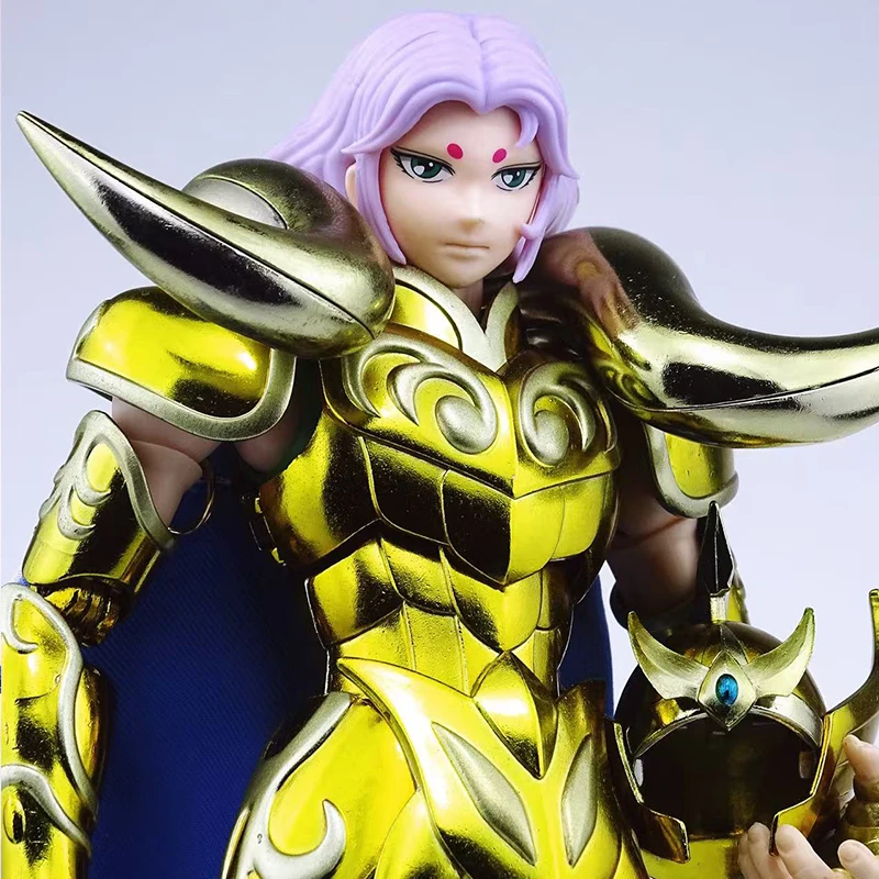JM.MST Saint Seiya Myth Cloth EXM Aries Mu Plus 3.0/Crown 1/7 25cm Gold Knights of the Zodiac Action Figure In Stock