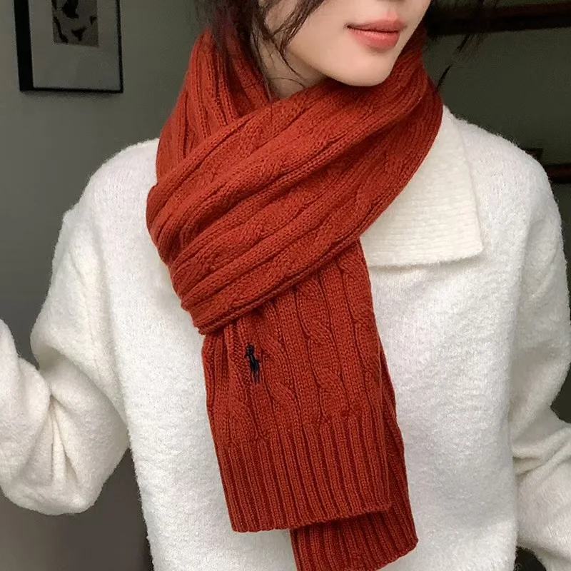 Autumn and winter 2024 trend new scarf cold warm ski fashion ladies scarf