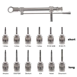 Dental Universal Implant Torque Screwdrivers Wrench Kit 10-70NCM Ratchet Drivers Dentistry Implant Repair Tools prosthetics