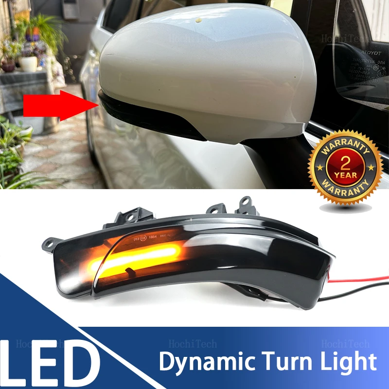 Side Mirror LED Turn Signal Indicator Repeater Lamp Blinker Light For Toyota CAMRY PRIUS REIZ WISH MARK X CROWN AVALON IQ EQ EV