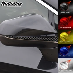 For Lexus NX 250 350H 450H 2022-2024 Carbon Fiber Mirror Panel Trim Strip Car Interior Accessories Decorative Stickers