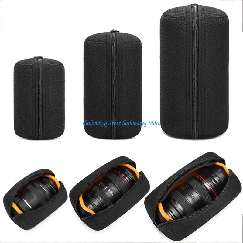 573B Lens Protective Bag DSLR Camera Lens Bag for Camera Lens Camera Lens Case